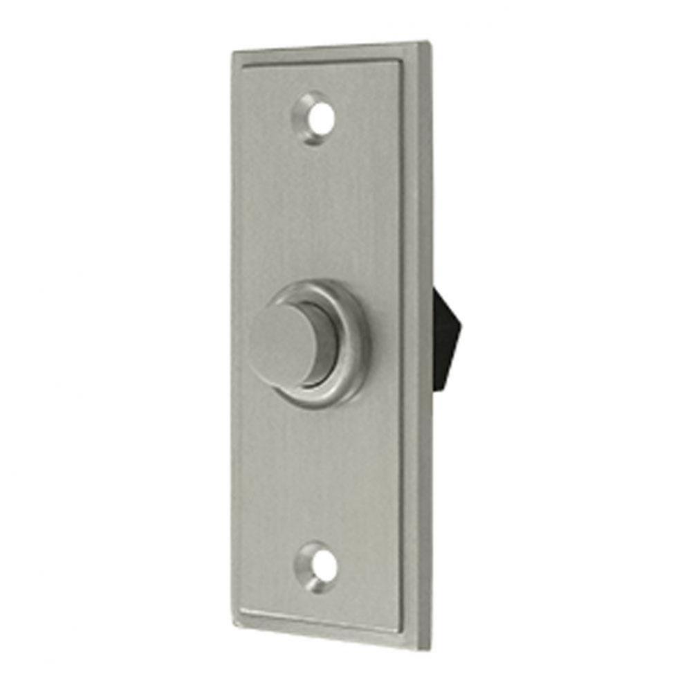 Bell Button, Rectangular Contemporary