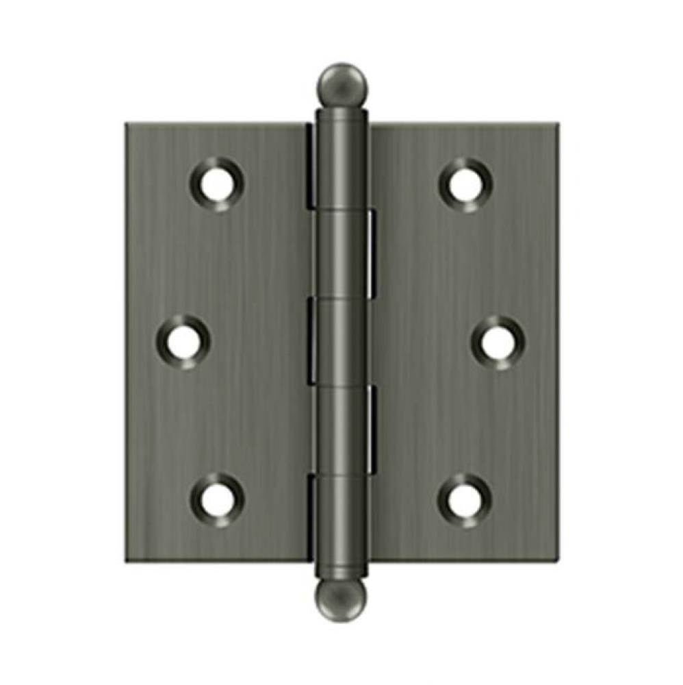 2-1/2&apos;&apos; x 2-1/2&apos;&apos; Hinge, w/ Ball Tips