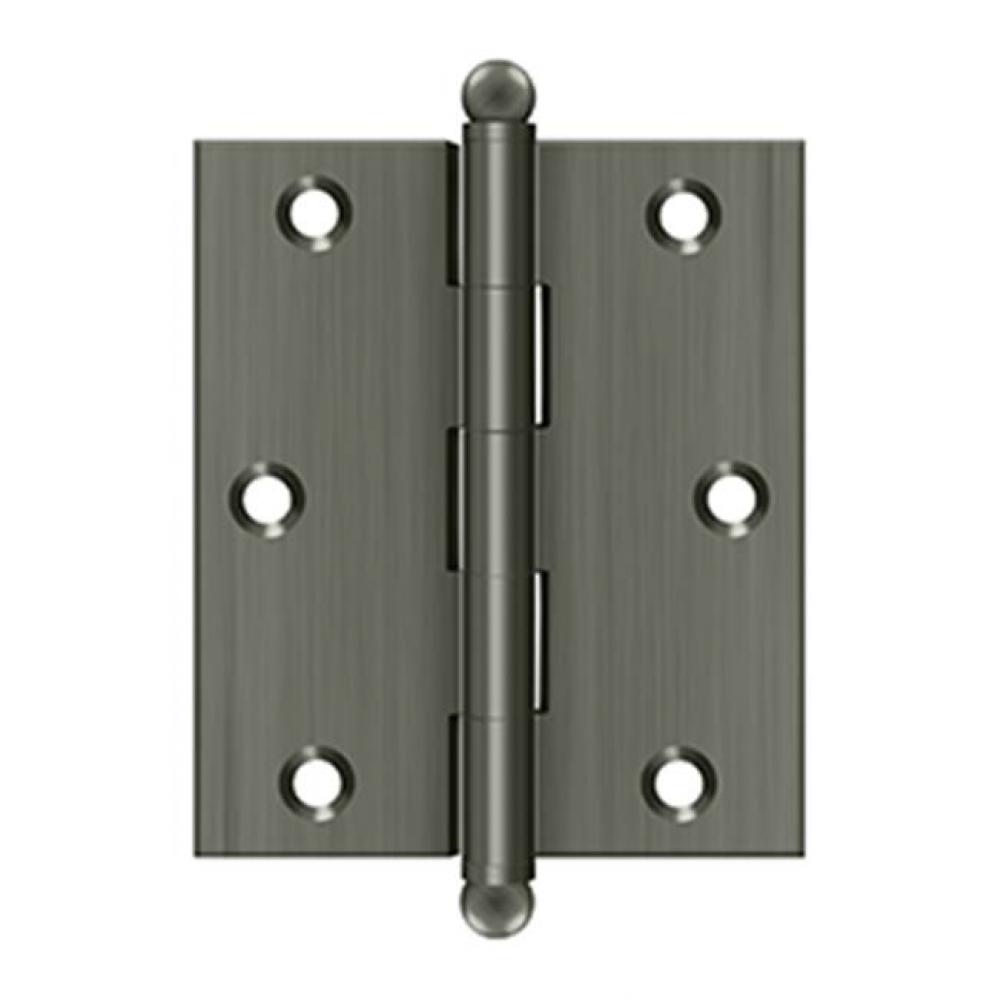 3&apos;&apos; x 2-1/2&apos;&apos; Hinge, w/ Ball Tips