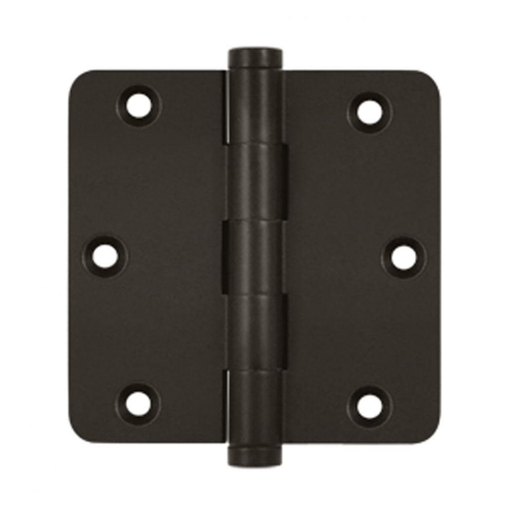 3-1/2&apos;&apos; x 3-1/2&apos;&apos; x 1/4&apos;&apos; Radius Hinge, Residential