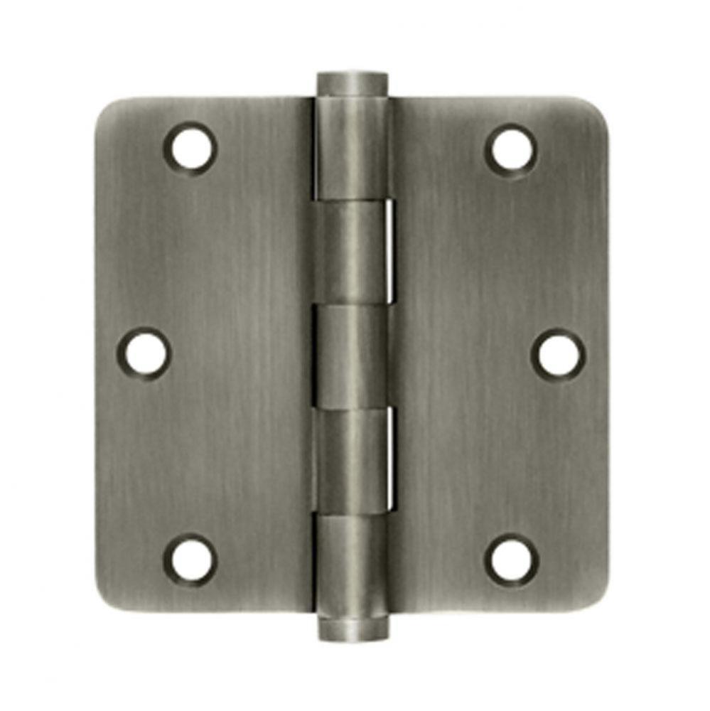 3-1/2&apos;&apos; x 3-1/2&apos;&apos; x 1/4&apos;&apos; Radius Hinge, Residential