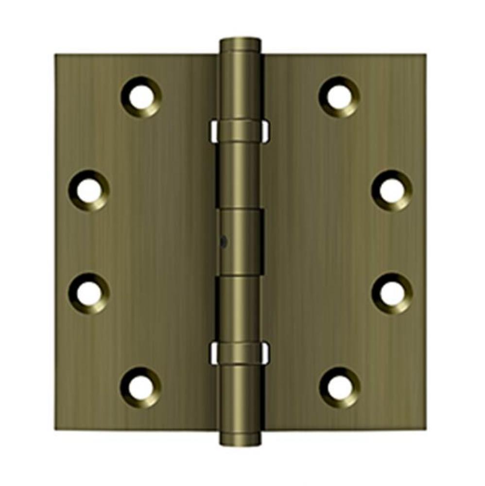 4-1/2&apos;&apos; x 4-1/2&apos;&apos; Square Hinges, Ball Bearings