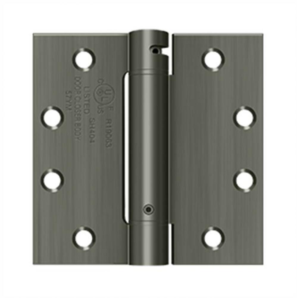 4-1/2&apos;&apos; x 4-1/2&apos;&apos; Spring Hinge, UL Listed