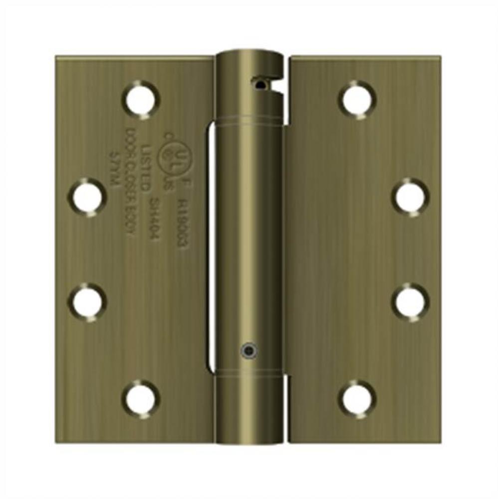 4-1/2&apos;&apos; x 4-1/2&apos;&apos; Spring Hinge, UL Listed