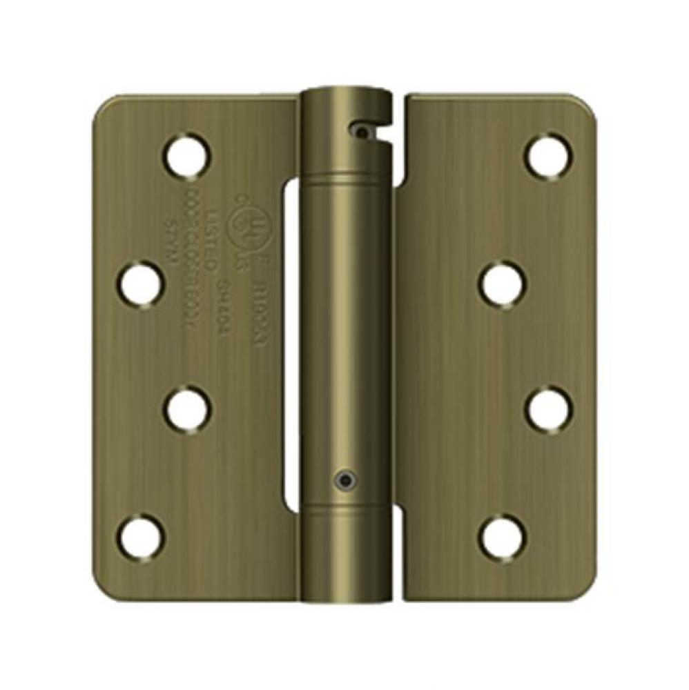 4&apos;&apos; x 4&apos;&apos; x 1/4&apos;&apos; Spring Hinge, UL Listed