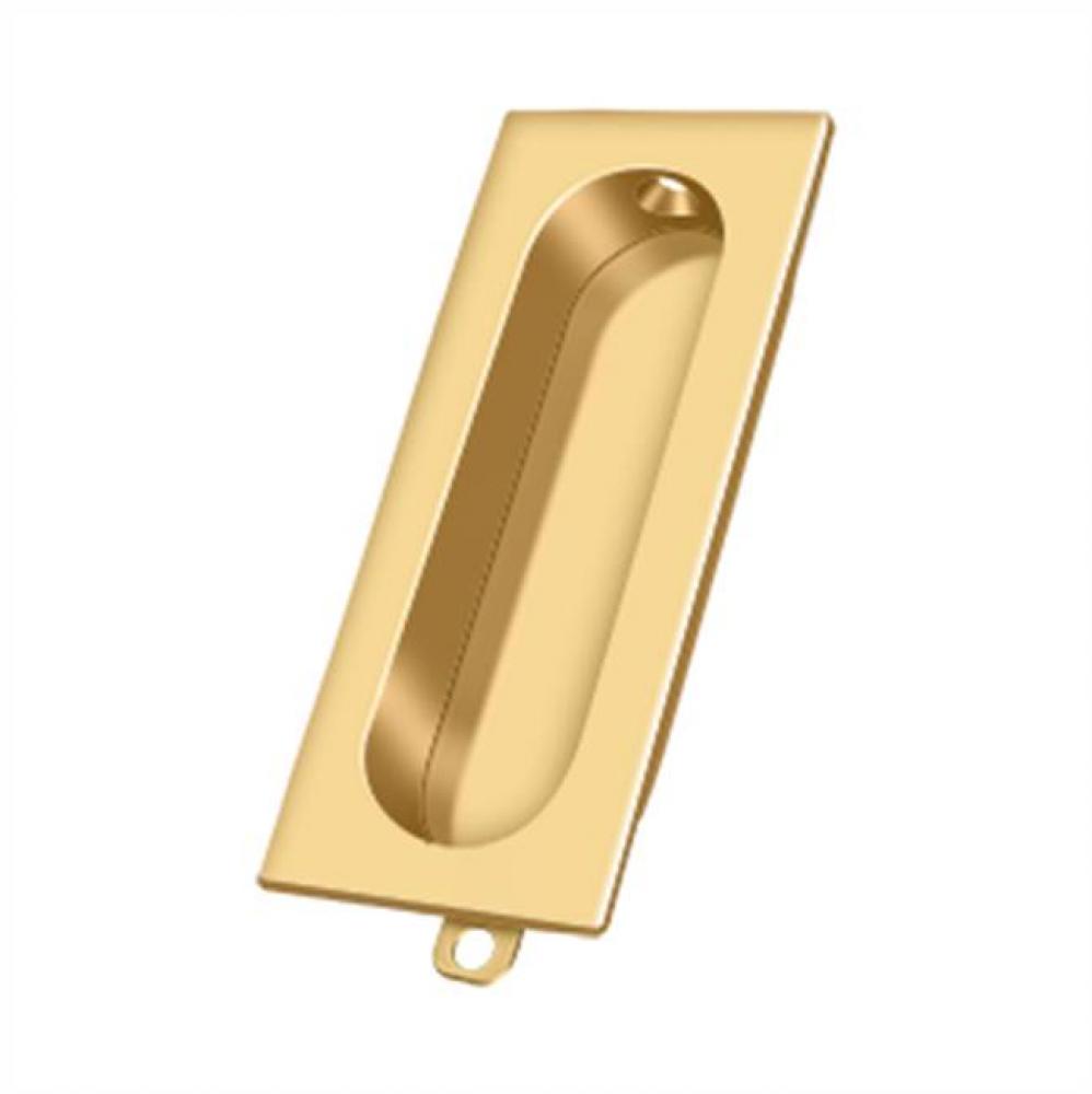 Flush Pull, Rectangle, 3-1/8&apos;&apos; x 1-3/8&apos;&apos; x 1/2&apos;&apos;