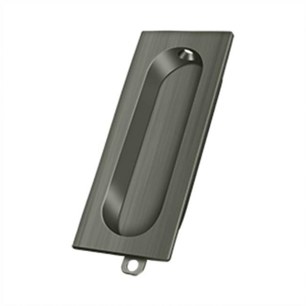 Flush Pull, Rectangle, 3-1/8&apos;&apos; x 1-3/8&apos;&apos; x 1/2&apos;&apos;