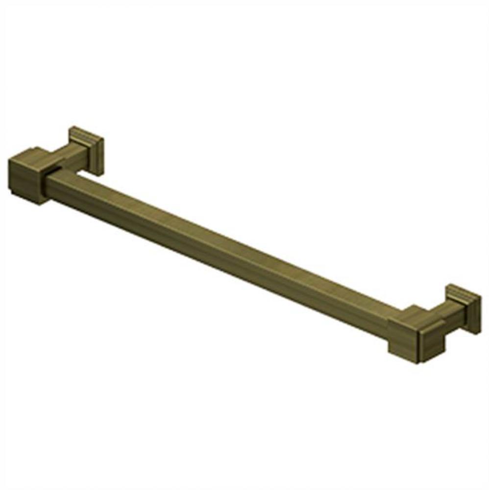 Decorative Cabinet Pull 7&apos;&apos;, Manhattan, Solid Brass