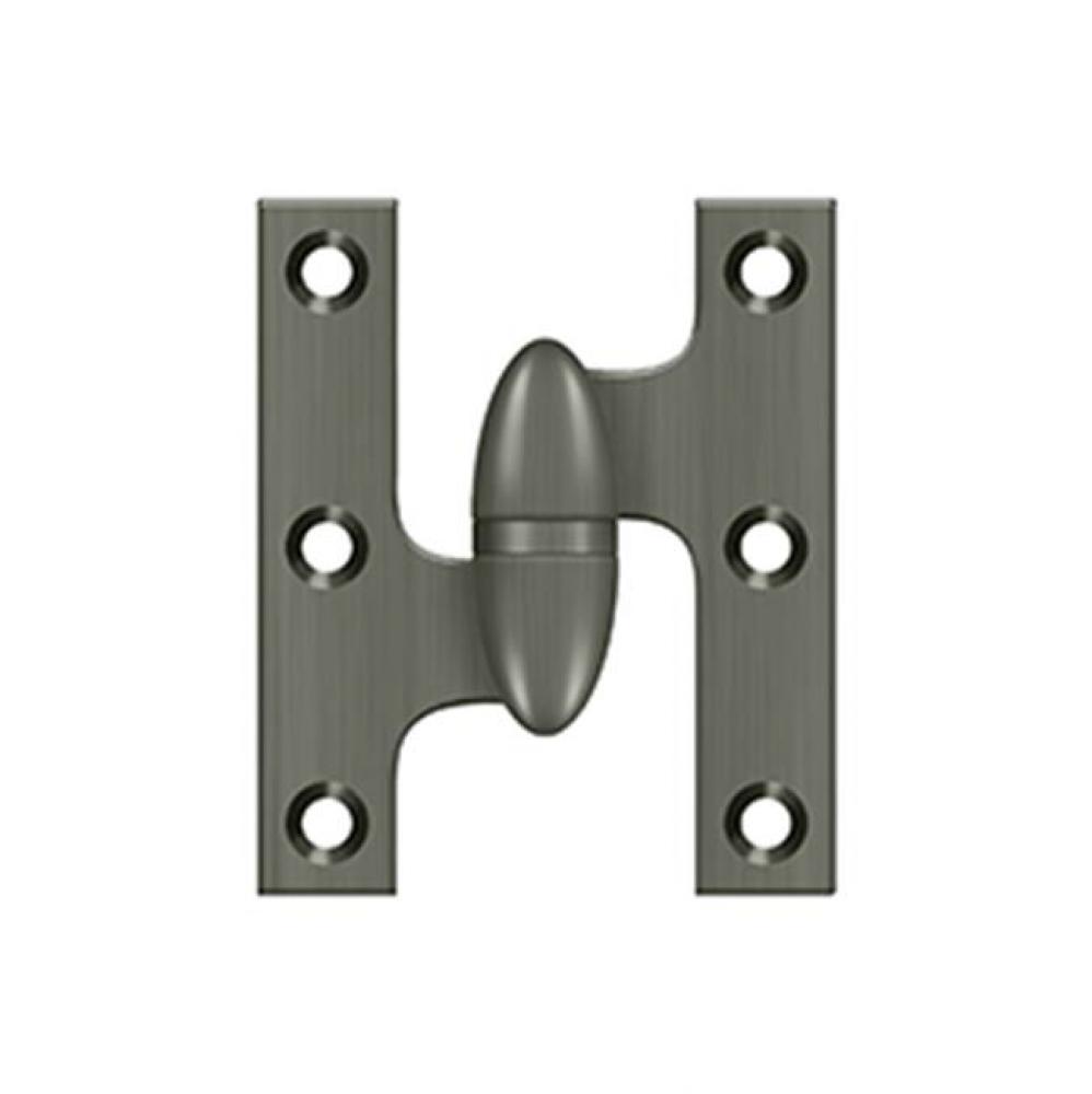 2-1/2&apos;&apos; x 2&apos;&apos; Hinge