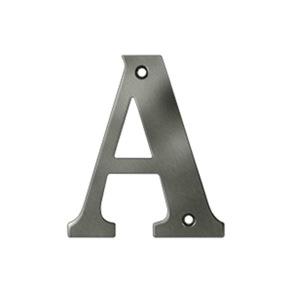 4&apos;&apos; Residential Letter A