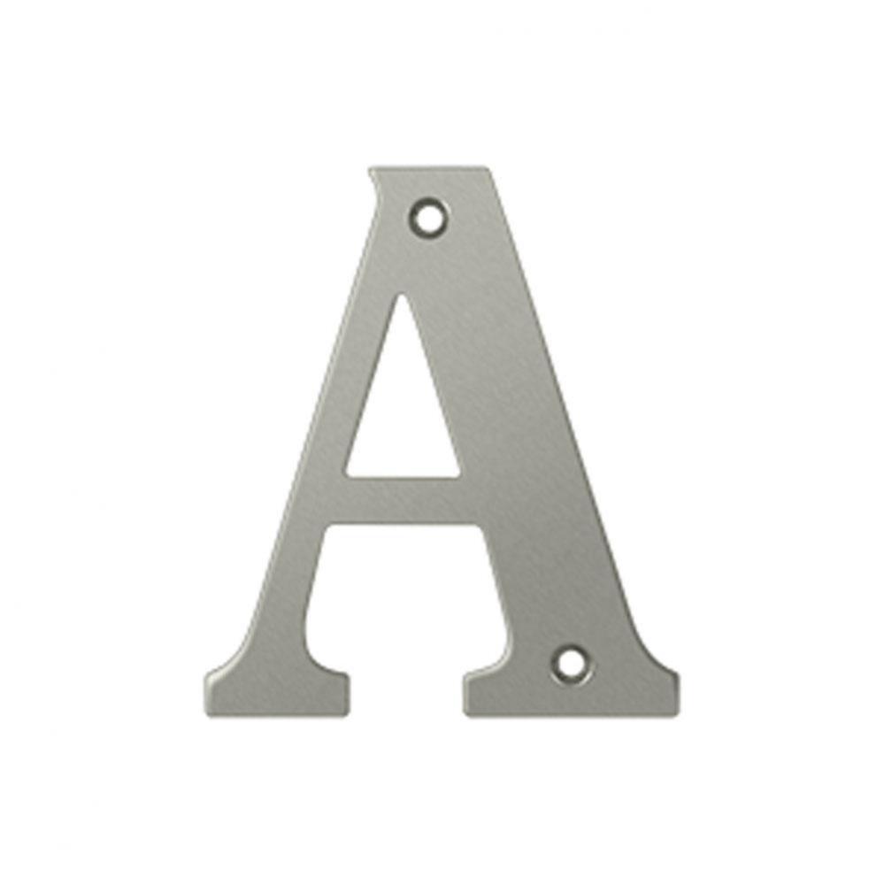 4&apos;&apos; Residential Letter A