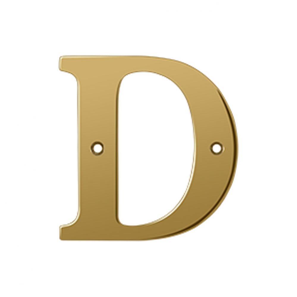 4&apos;&apos; Residential Letter D