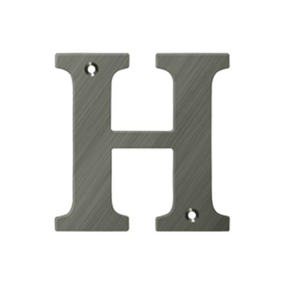 4&apos;&apos; Residential Letter H