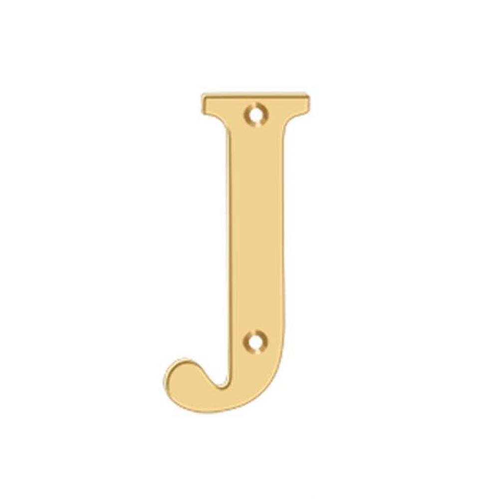 4&apos;&apos; Residential Letter J