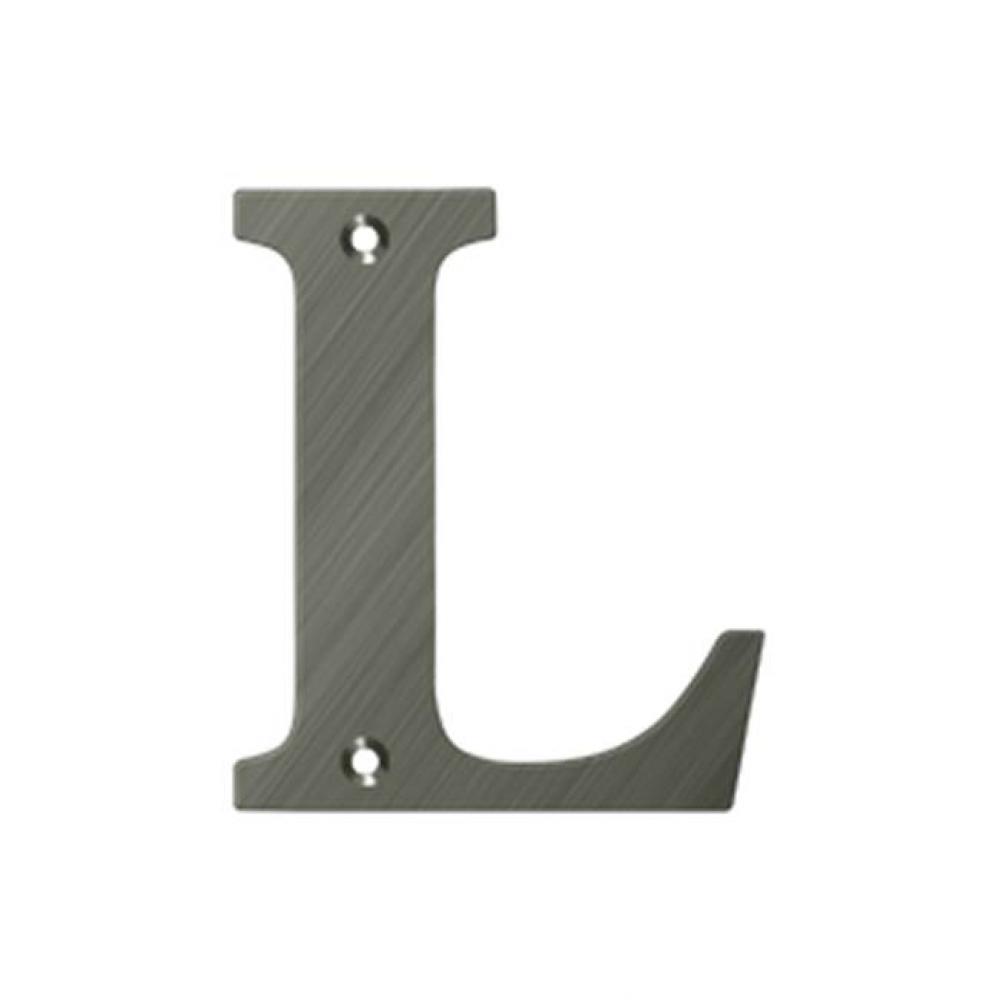 4&apos;&apos; Residential Letter L