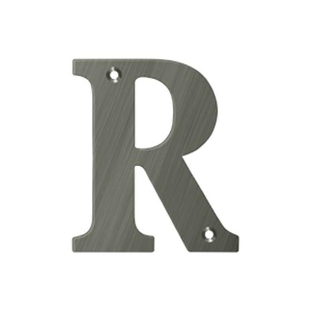 4&apos;&apos; Residential Letter R