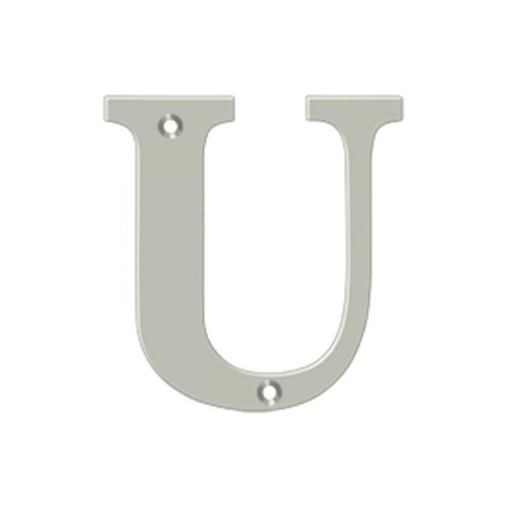 4&apos;&apos; Residential Letter U