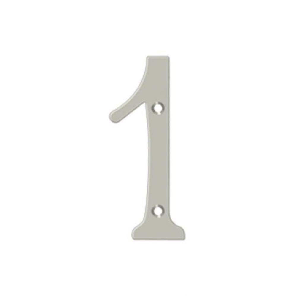 4&apos;&apos; Numbers, Solid Brass