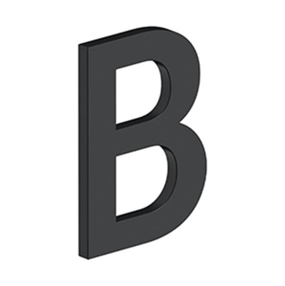 4&apos;&apos; LETTER B, B SERIES WITH RISERS, STAINLESS STEEL