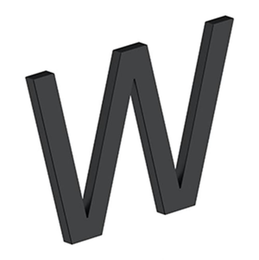 4&apos;&apos; LETTER W, E SERIES WITH RISERS, STAINLESS STEEL