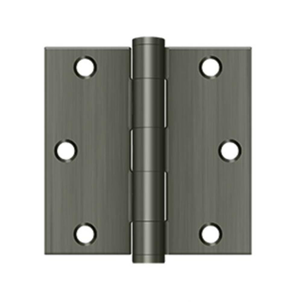 3-1/2&apos;&apos; x 3-1/2&apos;&apos; Square Hinge, HD