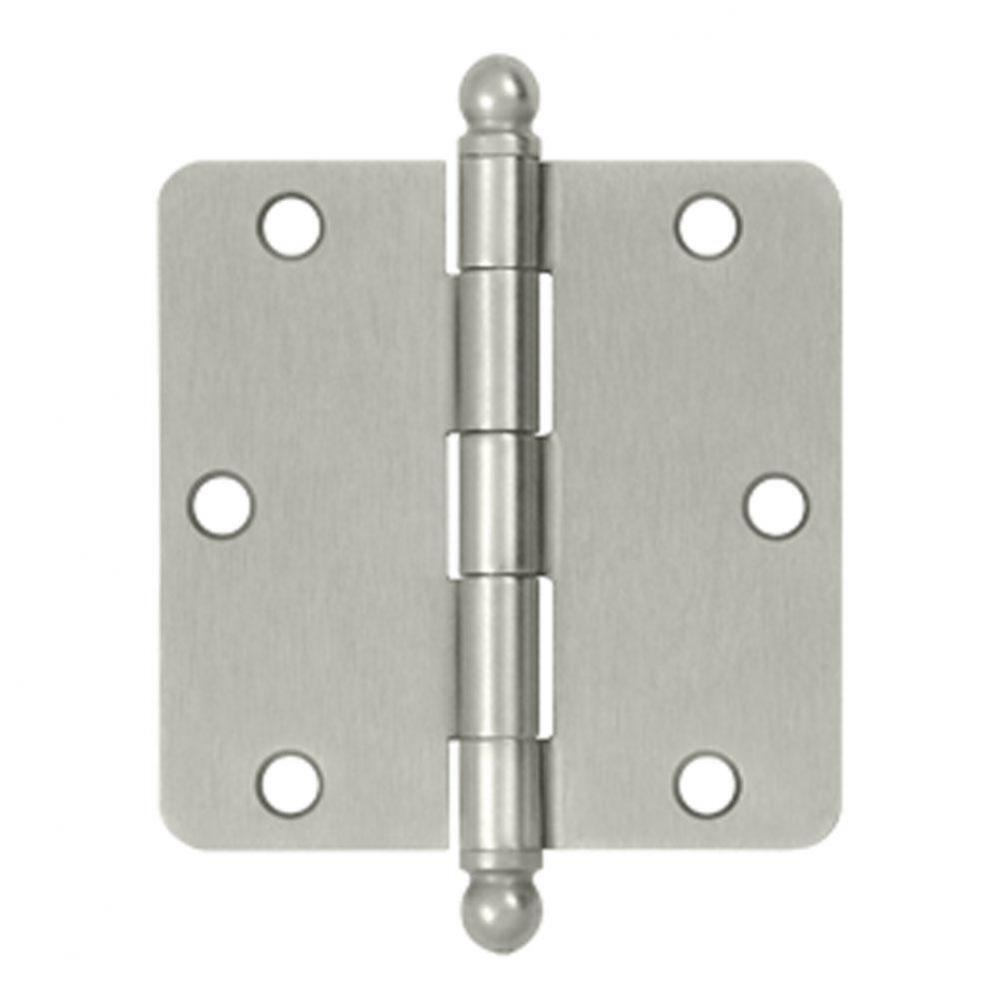 3-1/2&apos;&apos; x 3-1/2&apos;&apos; x 1/4&apos;&apos; Radius Hinge, w/ Ball Tips