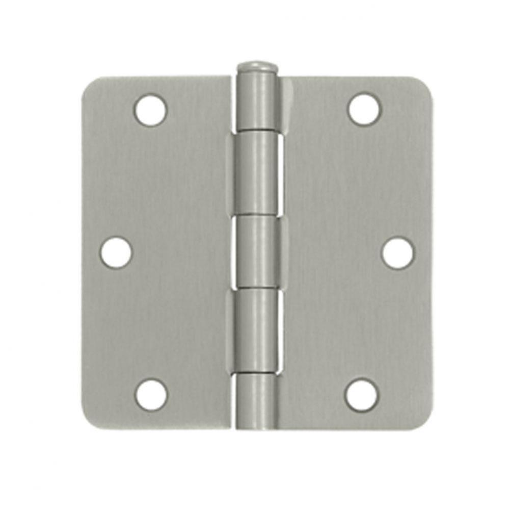 3-1/2&apos;&apos; x 3-1/2&apos;&apos; x 1/4&apos;&apos; Radius Hinge, Residential Thickness