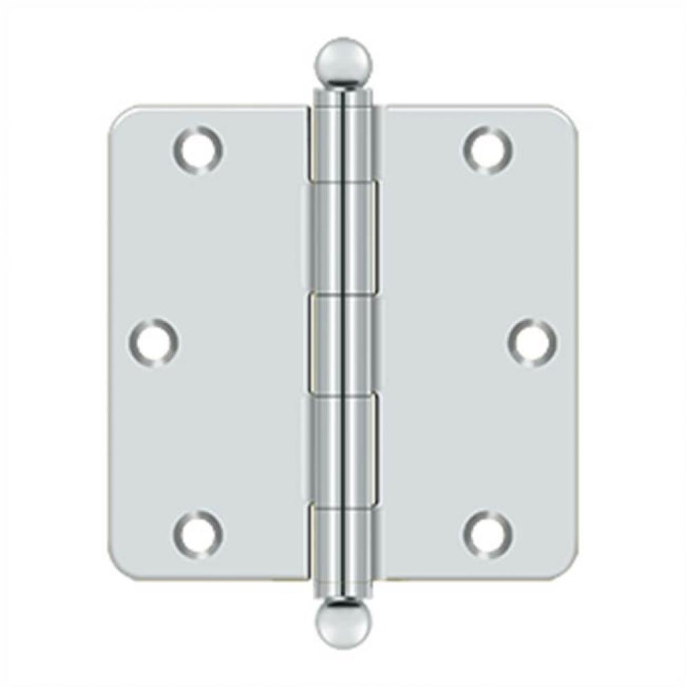 3-1/2&apos;&apos; x 3-1/2&apos;&apos; x 1/4&apos;&apos; Radius Hinge, w/ Ball Tips