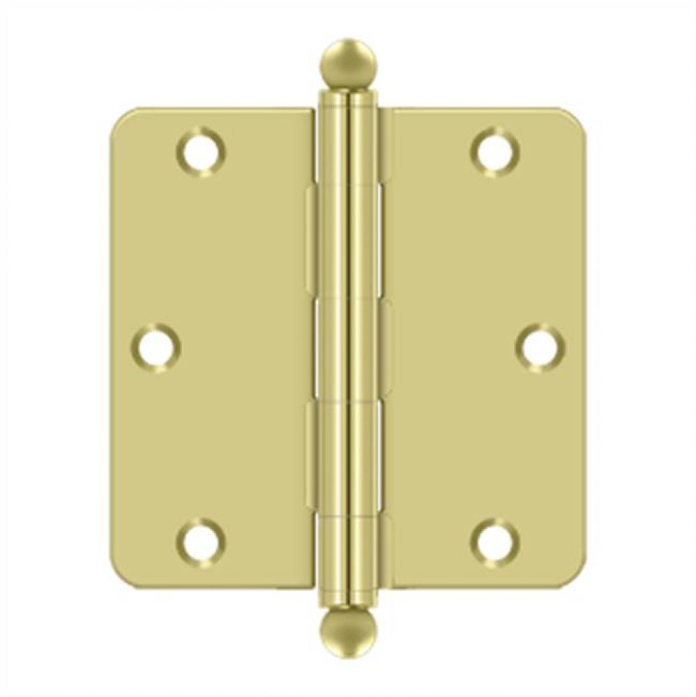 3-1/2&apos;&apos; x 3-1/2&apos;&apos; x 1/4&apos;&apos; Radius Hinge, Residential Thickness