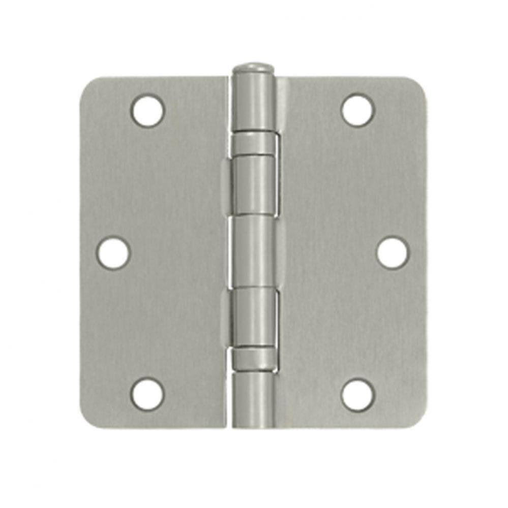 3-1/2&apos;&apos; x 3-1/2&apos;&apos; x 1/4&apos;&apos; Radius Hinge, Ball Bearing