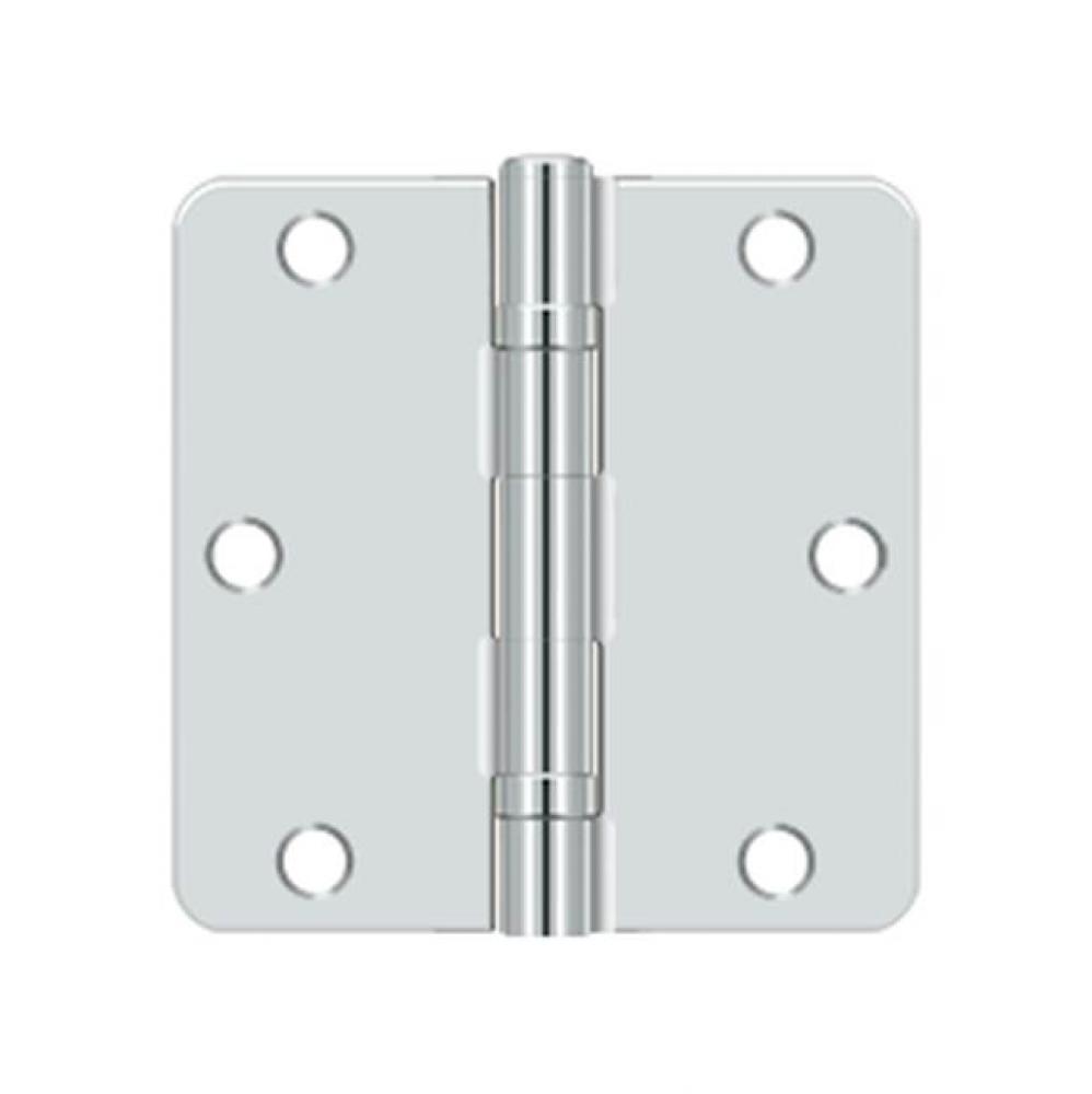 3-1/2&apos;&apos; x 3-1/2&apos;&apos; x 1/4&apos;&apos; Radius Hinge, Ball Bearing