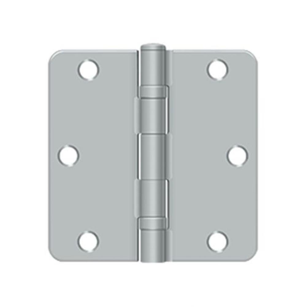 3-1/2&apos;&apos; x 3-1/2&apos;&apos; x 1/4&apos;&apos; Radius Hinge, Ball Bearing