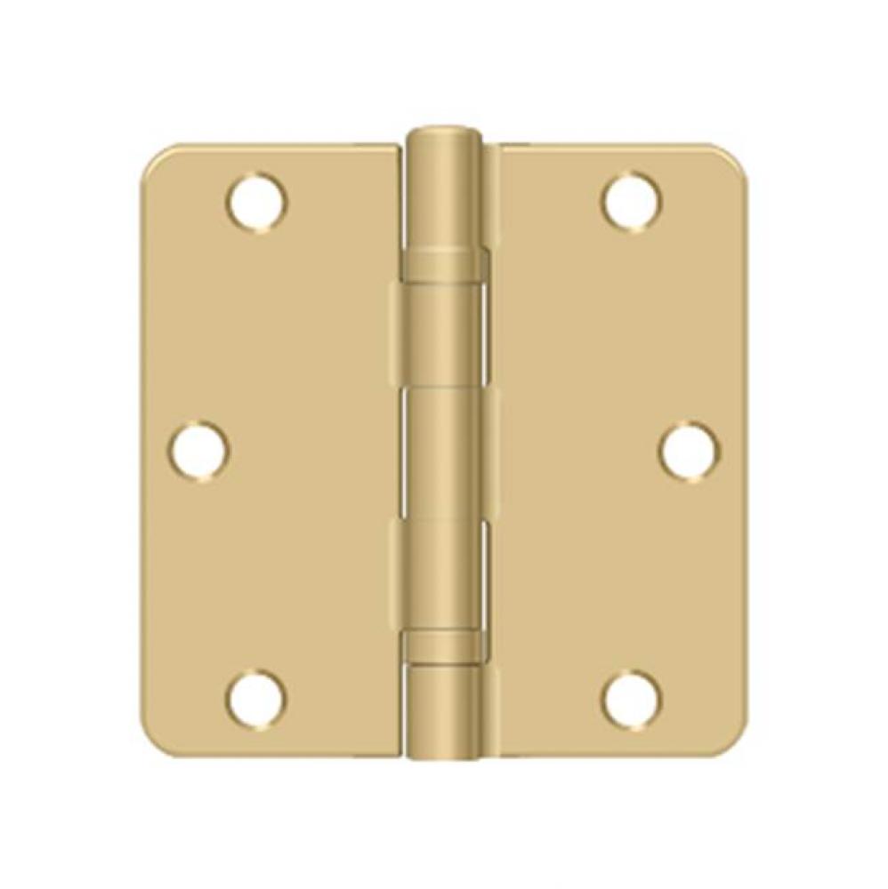 3-1/2&apos;&apos; x 3-1/2&apos;&apos; x 1/4&apos;&apos; Radius Hinge, Ball Bearing