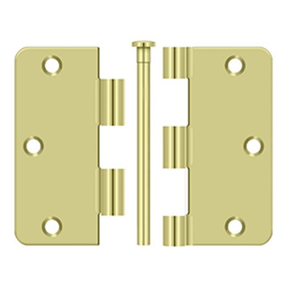 3-1/2&apos;&apos; x 3-1/2&apos;&apos; x 1/4&apos;&apos; Radius Hinge, Residential Thickness