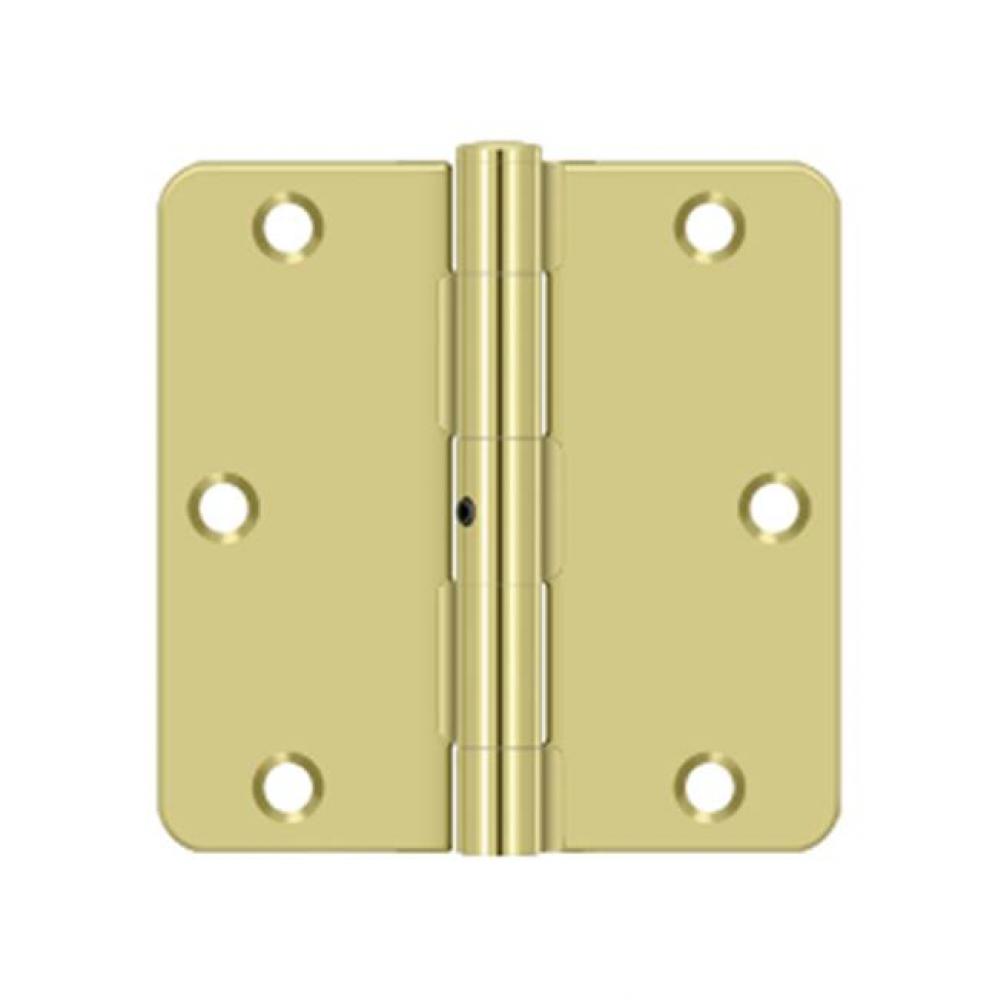 3-1/2&apos;&apos; x 3-1/2&apos;&apos; x 1/4&apos;&apos; Radius Hinge, Residential Thickness