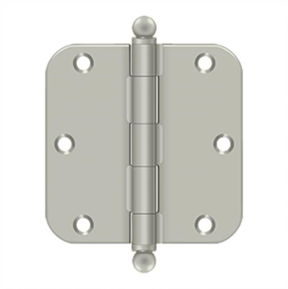 3-1/2&apos;&apos; x 3-1/2&apos;&apos; x 5/8&apos;&apos; Radius Hinge, w/ Ball Tips