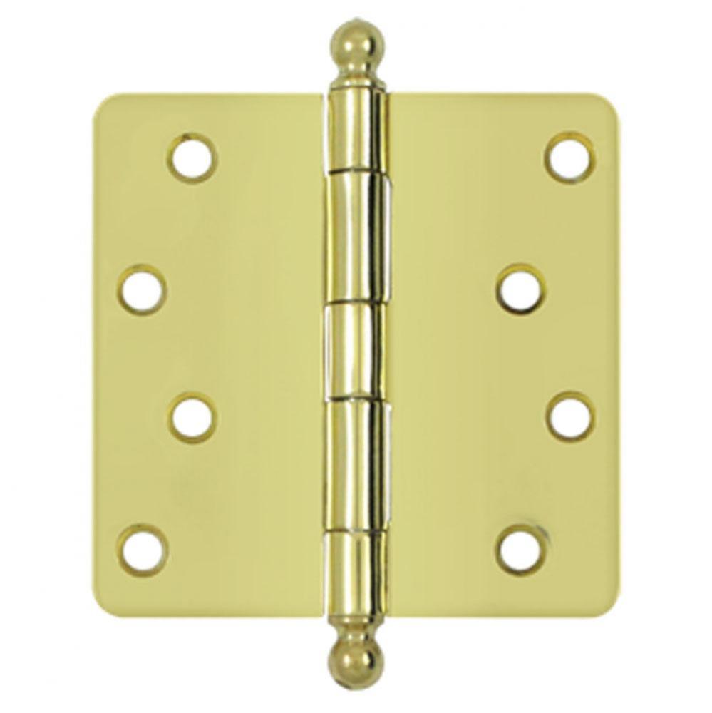 4&apos;&apos; x 4&apos;&apos; x 1/4&apos;&apos; Radius Hinge, w/ Ball Tips