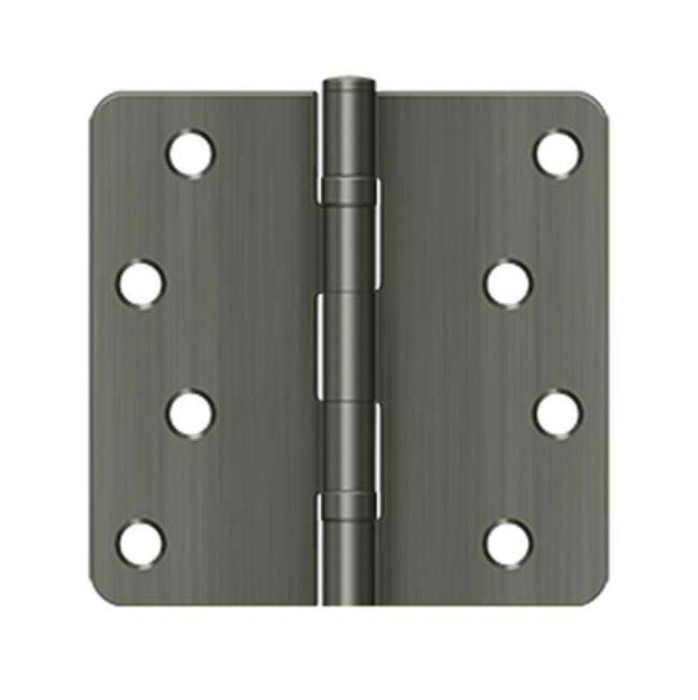 4&apos;&apos; x 4&apos;&apos; x 1/4&apos;&apos; Radius Hinge, Ball Bearings, Residential