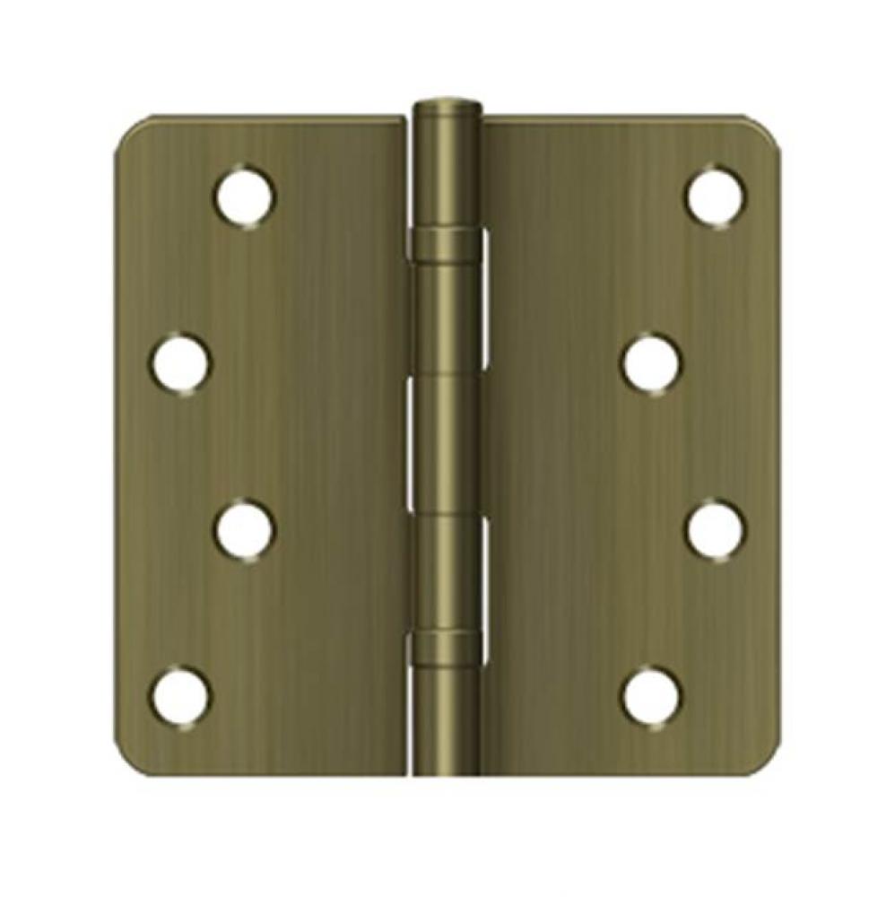 4&apos;&apos; x 4&apos;&apos; x 1/4&apos;&apos; Radius Hinge, Ball Bearings, Residential