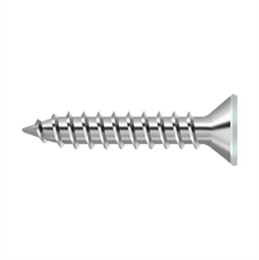 Wood Screw, Steel, No.9 x 1&apos;&apos;