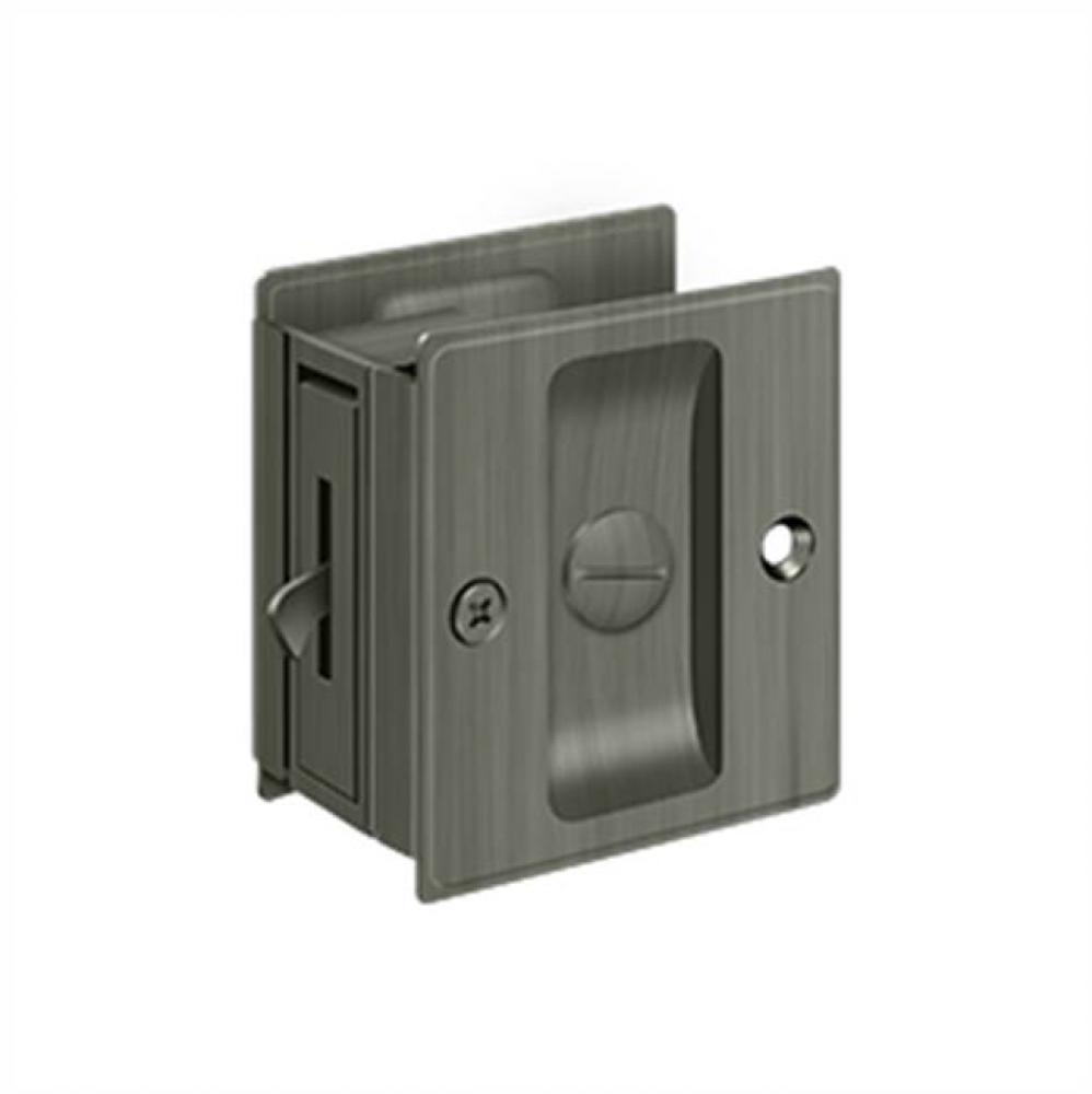 Pocket Lock, 2-1/2&apos;&apos; x 2-3/4&apos;&apos; Privacy