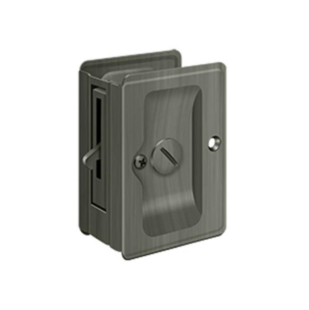 HD Pocket Lock, Adjustable, 3-1/4&apos;&apos; x 2-1/4&apos;&apos; Privacy