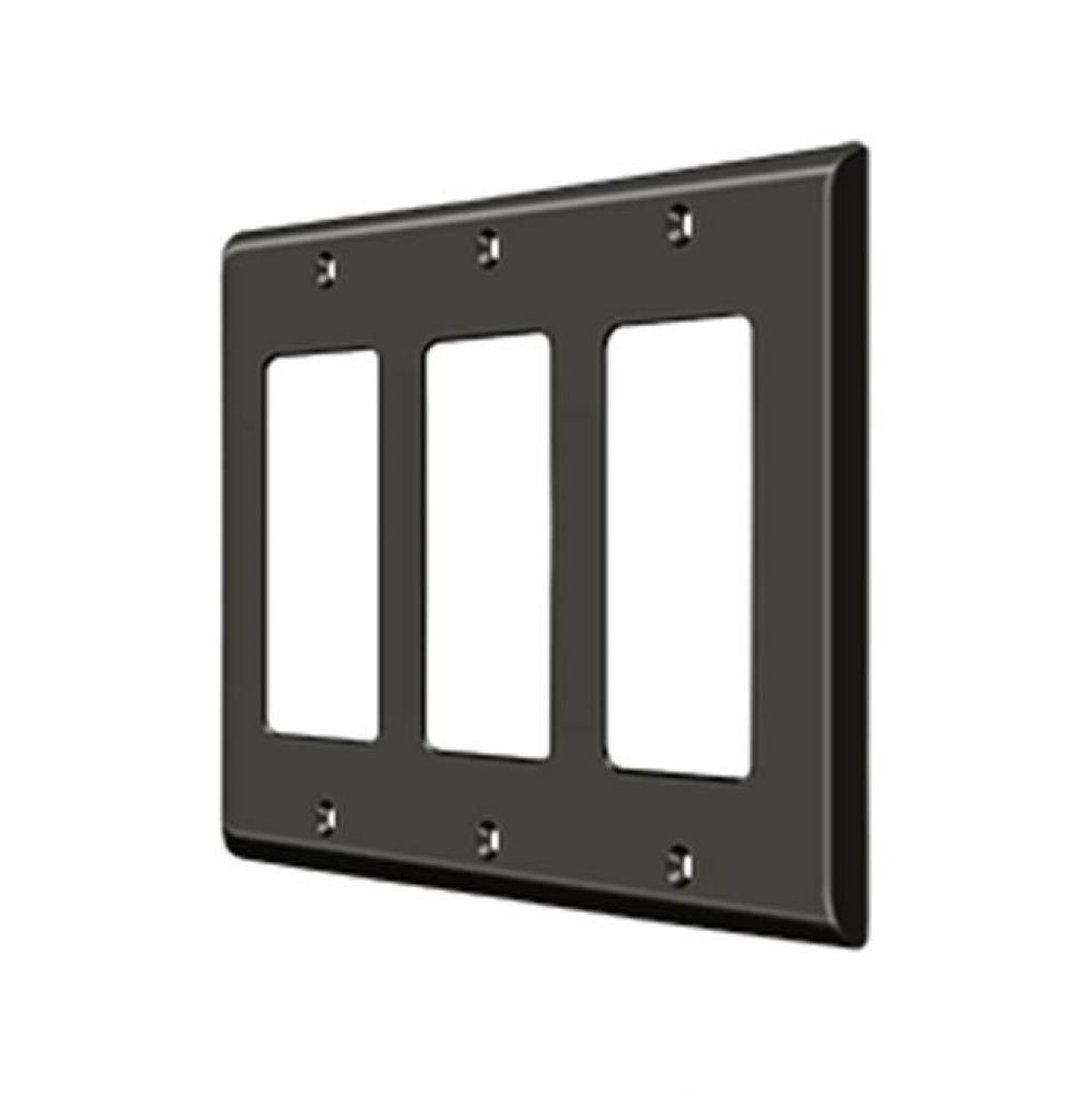 Switch Plate, Triple Rocker