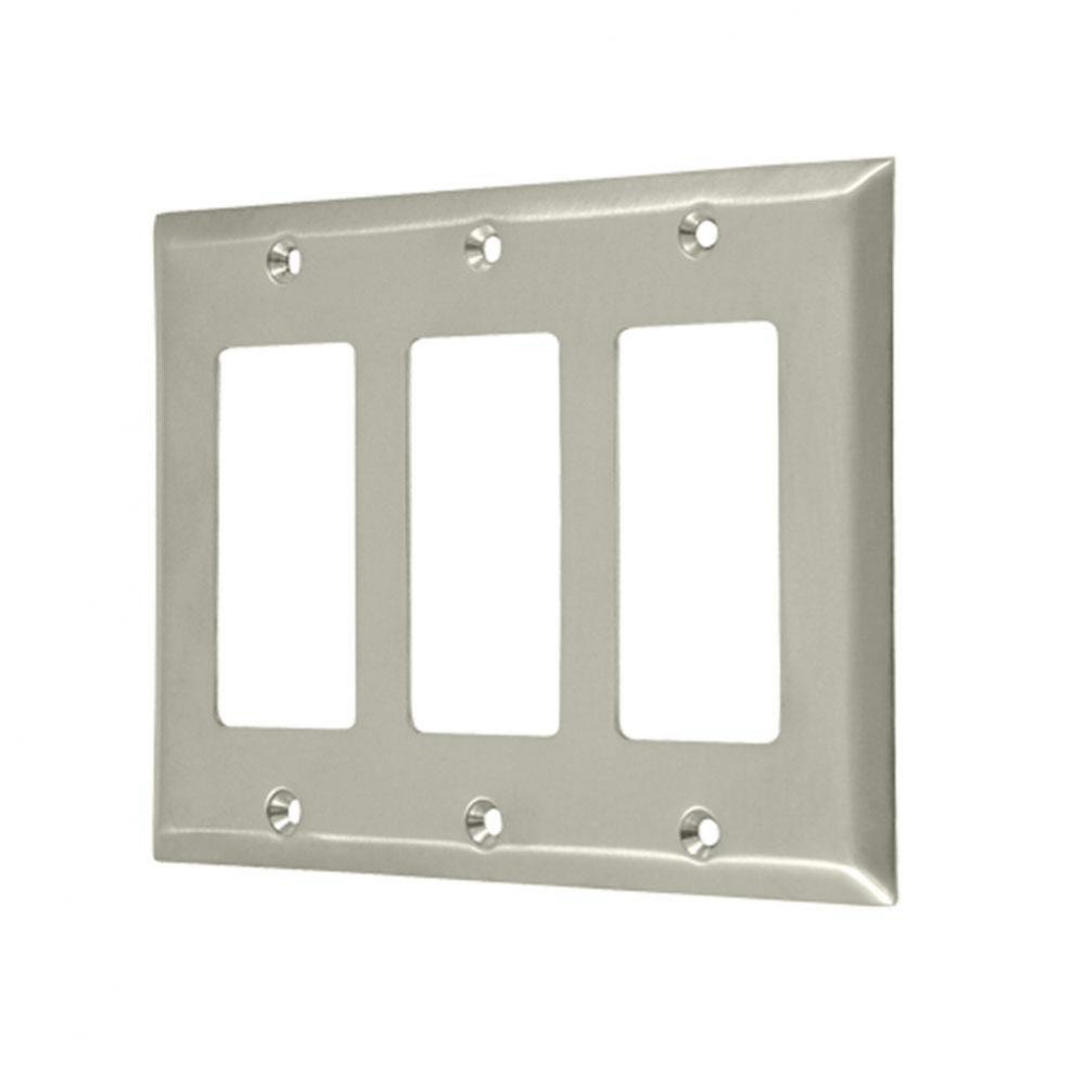 Switch Plate, Triple Rocker