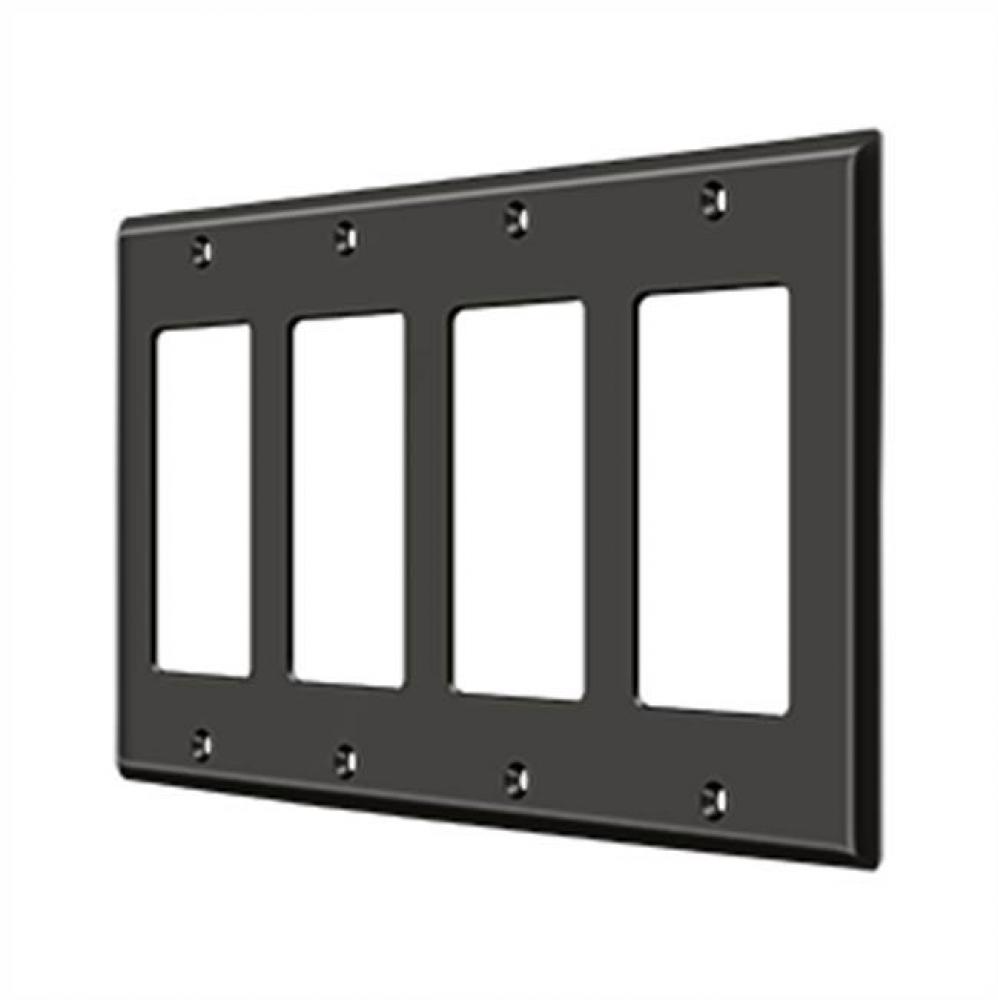 Switch Plate, Quadruple Rocker