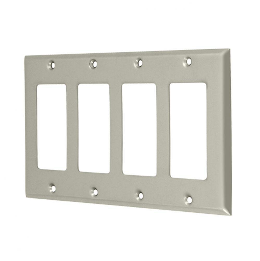 Switch Plate, Quadruple Rocker