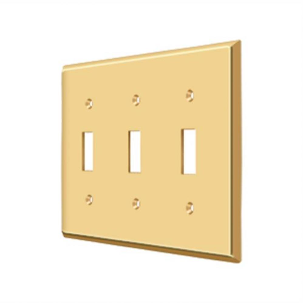 Switch Plate, Triple Standard