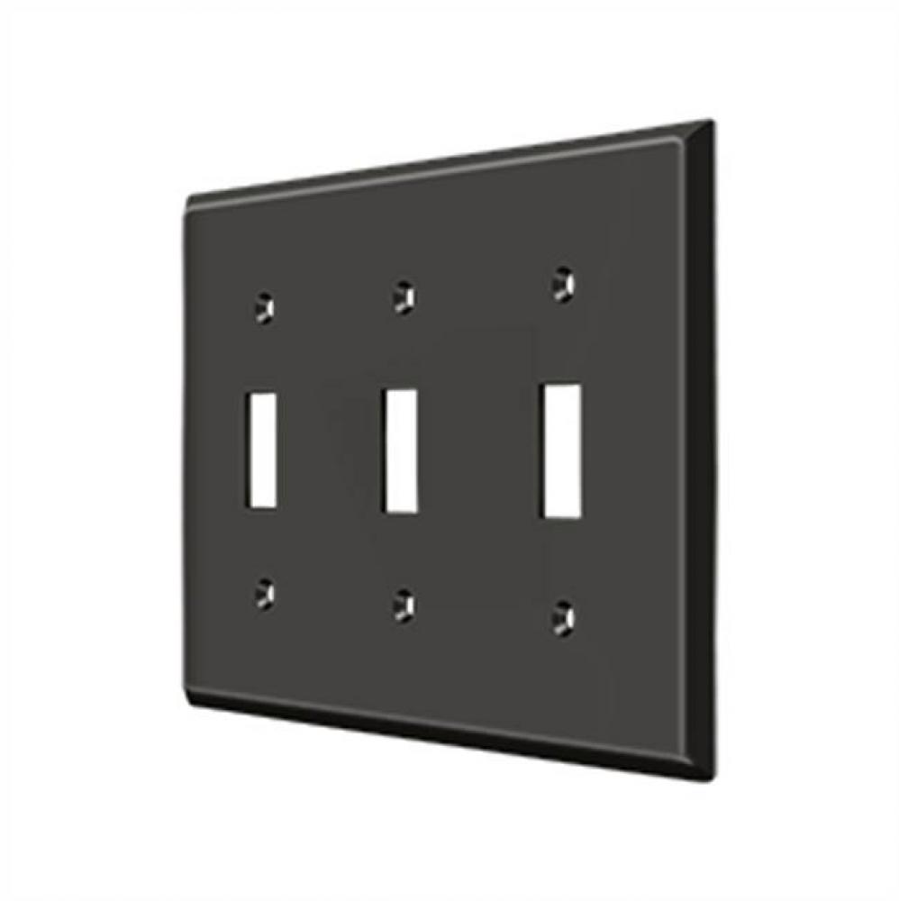 Switch Plate, Triple Standard