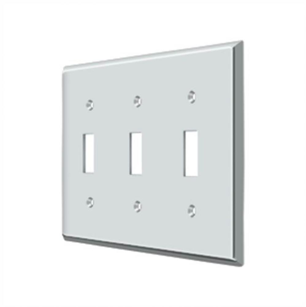 Switch Plate, Triple Standard