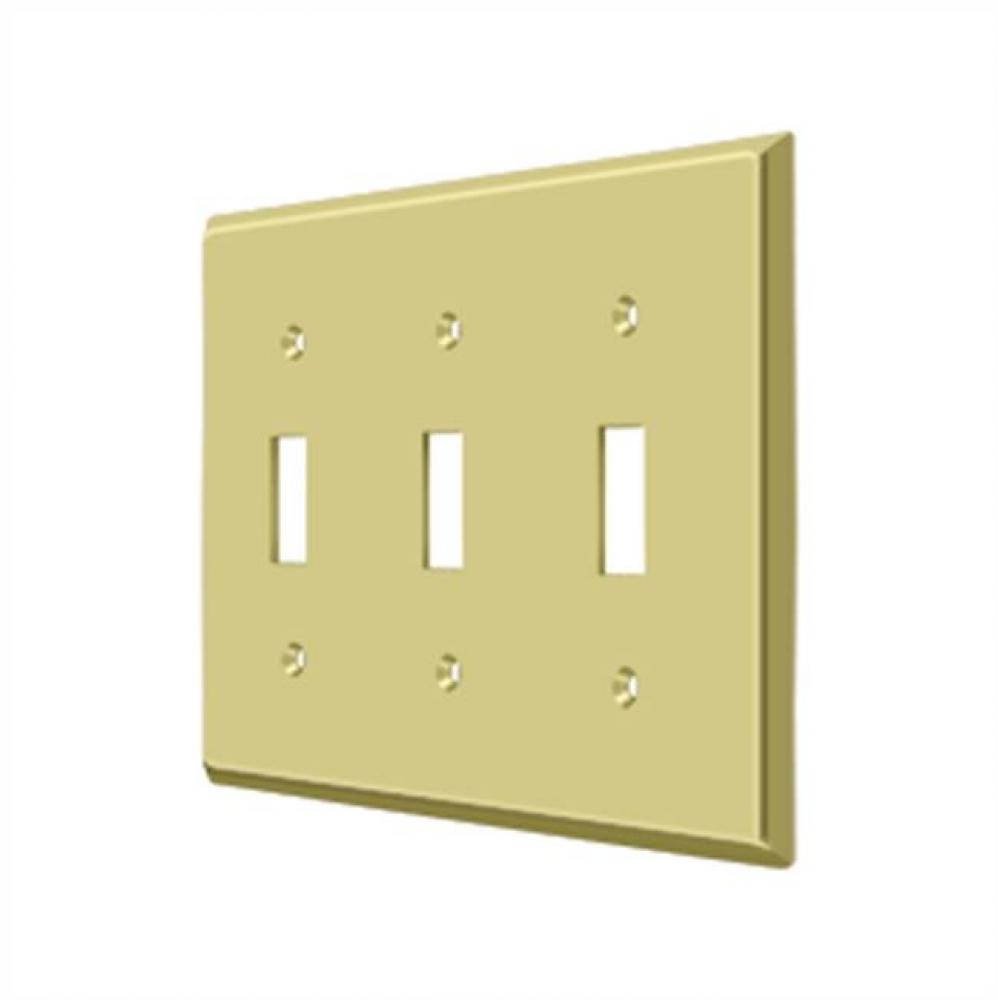 Switch Plate, Triple Standard